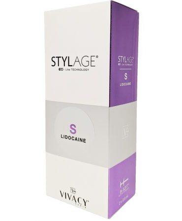 Stylage S with Lidocaine, pack of two 0.8 ml syringes
